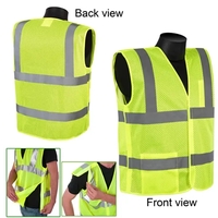 Class 2 Compliant 5-Point Break Away Mesh Vest.... from ASI 37455 Atteff...