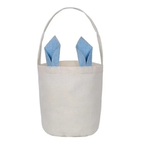 Easter bunny ears polyester tote bag plus 1 color silkscreen imprint... from...