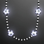 Light Up Soccer Ball Beads Necklace