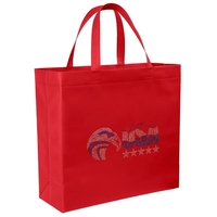 USA Made Non-Woven Tote Bag with 1 1/4"W x 19" long... from ASI 37940 Bag...