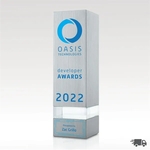 Crystal and Aluminum Tower Award-Ansley