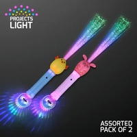 Light Up Easter Wands, Bunny and Chick Assorted Pack of 2