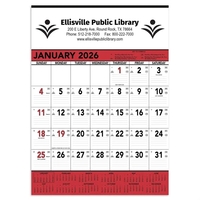 13 page commercia planner with 1 page per month in red... from ASI 61966 HPG...