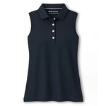 Peter Millar Women's Band Sport Mesh Sleeveless Button Polo