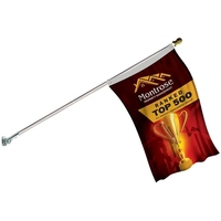 All in one kit with 2' x 3' polyester flag with... from ASI 80228 Quinn