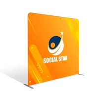 Fabric Display Wall in 8',10' or 20'w x 89"h, full color,... from ASI 49891...