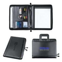 CEO Zip Zipper Portfolio with Handles
