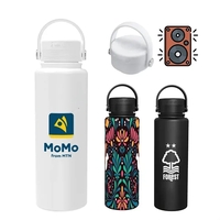 40 oz Wireless Bluetooth Speaker Water Bottle