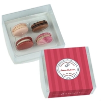 This set of 4 macarons offers a delightful balance of elegance... from ASI...