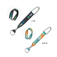 Made in the USA Ribbon Key Fob with Carabiner