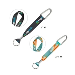 Made in the USA Ribbon Key Fob with Carabiner