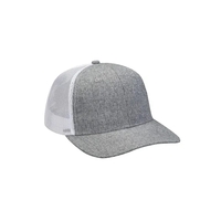 Adams Headwear Heather Woven/Soft Mesh Trucker Style Cap... from ASI 84358...