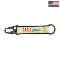 Stylish 4" woven key fob with customizable colors and imprint, ideal... from...