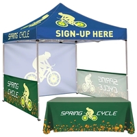 All in One Custom Tent Package includes a 10' Square Tent... from ASI 80228...