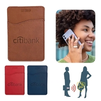 This leatherette wallet features RFID blocking technology to protect credit...