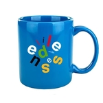 11 oz Fiesta Hawaiian Blue C-Handle Ceramic Mug