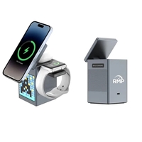 5-in-1 Charger with Speaker and Clock