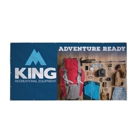 60" x 10' mesh vinyl fence banner with hems, grommets and... from ASI 87188...