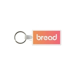 Rectangle Shaped USA Made Vinyl Keychain