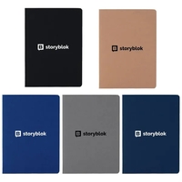 Notebook with 30 pages of recycled paper and stitch-bound design.... from ASI...