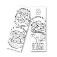 Easter Coloring Bookmark