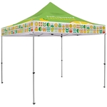 10' Premium Tent Kit with Vented Canopy Full-Bleed Dyesub