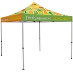 10' Deluxe Tent Kit with Vented Canopy Full-Bleed Dyesub