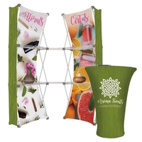 Deluxe GeoMetrix Narrow Corner Connector display kit with aluminum frames,...