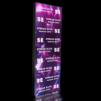 Lightweight, innovative display with customizable design and integrated LED...