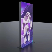 Lightweight, innovative display with customizable design and integrated LED...