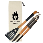Wood BBQ Set