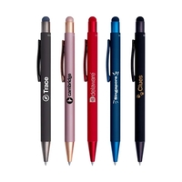 Satin Gel Stylus Pen made with Recycled Aluminum.... from ASI 90859 Tempo...