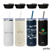 Perka® Trent 18 oz. Double Wall, Stainless Steel Hot/Cold...... from ASI...