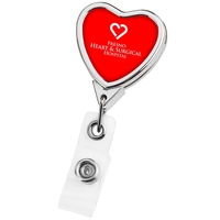 Chrome Heart Retractable Badge Reel