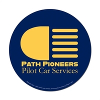 5.75" circle shaped magnetic sign with 30 mil thickness and can... from ASI...