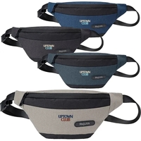 Two-tone waist fanny pack made from recycled material... from ASI 39552 BEL...