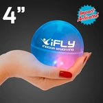 Super Sized Blue Air Bounce Balls with LEDs