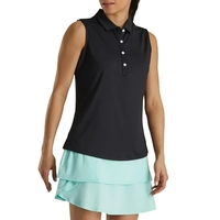 FootJoy Women's Solid Lisle Sleeveless Shirt