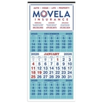 3-Month Display 12-Sheet Calendar