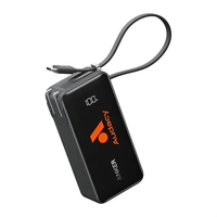 10,000mAh power bank with foldable charger and built-in USB-C cable.... from...