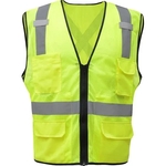 Premium Class 2 Utility Safety Vest w/X Back