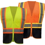 Class 2 Two Tone Vest w/Black Bottom
