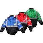 Non-ANSI Waterproof Bomber Jacket w/Black Bottom