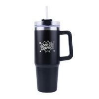 30 oz. Stainless Steel Dbl Wall Mug w/handle, screw-on lid w/straw,... from...