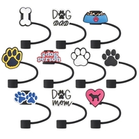 PVC Charm Straw Toppers