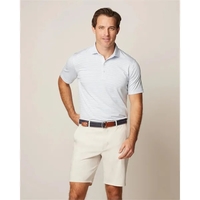 Johnnie-O Michael Striped Polo is made from cool and comfortable...