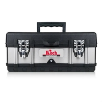 Stainless steel toolbox that is heavy-duty and ready for action!...