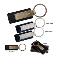 Leatherette with rectangular metal key tag.... from ASI 41511 Brainchild USA...