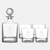 Round Golf Decanter 5pc Set