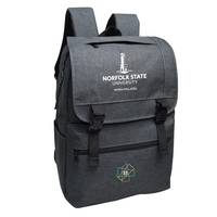 Sleek urban flapover backpack made from 600D polycanvas. Features dual...